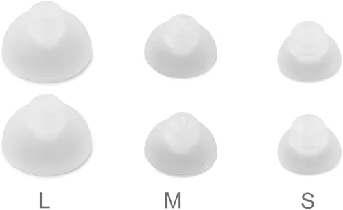 Vista 2 de 6 unidades+2 tubos de 3 tamaños (S, M, L) All Brand Phonak Audífono Domos cerrados Tapones para los oídos OE Open Fit Ear Domes Eartips Accesorio