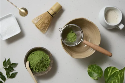 Vista 4 de Midori Spring ESMERALDA - Matcha Ceremonial, Polvo de Matcha Japonés Convencional Premium 3.53 oz