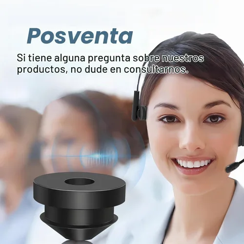 Vista 7 de Paquete de 100 fundas protectoras de goma para barandillas de cable