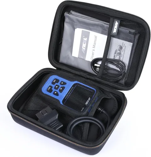 Vista 7 de ANCEL Funda protectora grande para escáner OBD2 y lector de código, herramienta de escaneo de diagnóstico, probador de batería, caja
