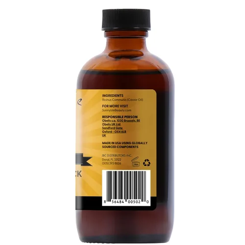 Vista 9 de Sunny Isle Aceite de ricino negro de Jamaica 4 oz 100% Natural para el cabello, el cuero cabelludo y el cuidado de la piel