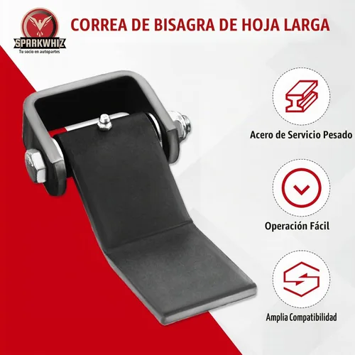 Vista 2 de Bisagras de remolque soldables engrasables resistentes, paquete de 4