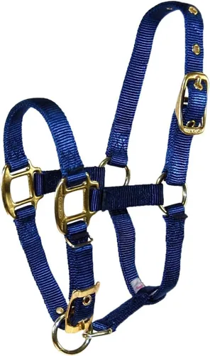 Vista 13 de Hamilton Deluxe - Caballo ajustable, 100-200 libras, color negro Premium Quality 3/4" Triple Ply Nylon, Foal/Mini Horse, Adjustable Chin Strap