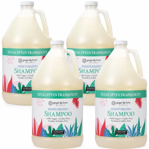 Vista 33 de Ginger Lily Farms Botanicals Champú hidratante para todo tipo de cabello, 100% vegano y libre de crueldad, aroma a pera de manzana, repuesto de 1