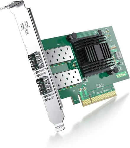 Vista 14 de Tarjeta de red NIC PCI-E SFP+ NIC de 10 Gb, con chipset Broadcom 57810S, puerto SFP+ dual, adaptador LAN Ethernet PCI-E X 8/X16 compatible