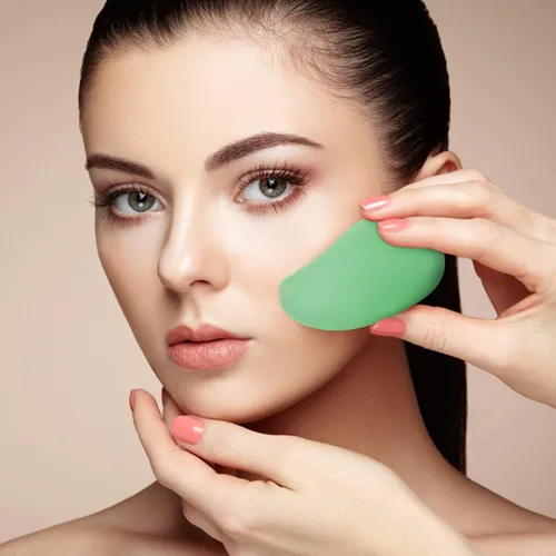 Vista 5 de FOMIYES Mango en forma de esponja 4pcs belleza huevo maquillaje Miss esponja polvo poliuretano punta punta esponja