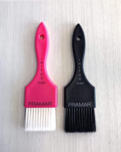 Vista 7 de Framar Power Painter - Cepillo para teñir el cabello, herramientas de balayage Hair Dying Brush to Apply Hair Color, Blending Hair Color Brush