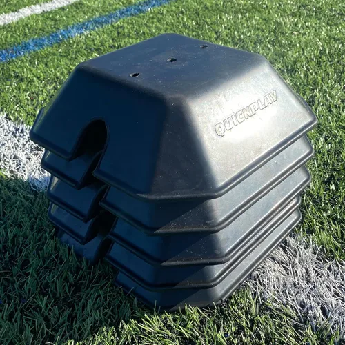 Vista 6 de QUICKPLAY Base Weights to Train on Turf & Court Fits Agility Poles and Kickster Soccer Goals
