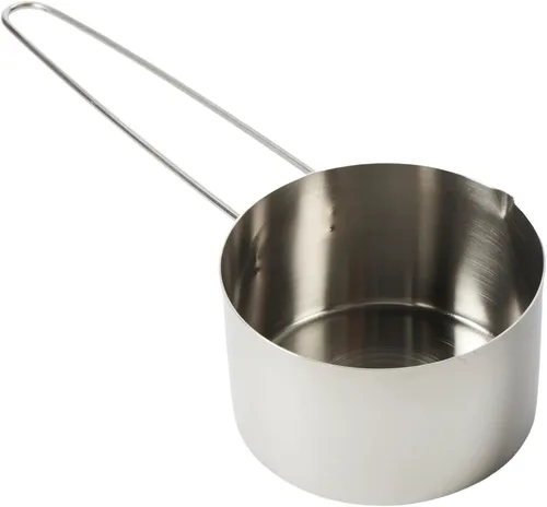 Vista 11 de American Metalcraft MCL10 Taza medidora de acero inoxidable, 1 taza