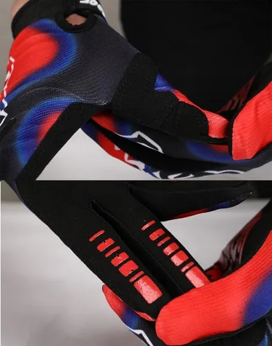 Vista 3 de Guantes de ciclismo para hombre y mujer, guantes de motocicleta con pantalla táctil, guantes de motocicleta para carretera y motocross, guantes