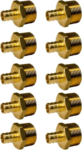 Vista 45 de XFITTING 1 pulgada Pex x 1 pulgada Adaptador Femenino NPT, 23-4-3=2X, 2 Piezas