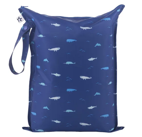 Vista 23 de Tiny Twinkle Bolsas húmedas a prueba de desorden 1 paquete de bolsas húmedas reutilizables impermeables para trajes de baño Ropa de bebé Bolsa