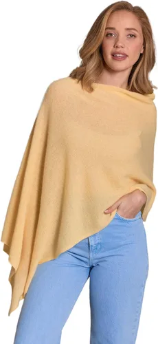 Vista 35 de CLAUDIA NICHOLE by Alashan Poncho estilo vestido, 100% cachemira Ejército/1032
