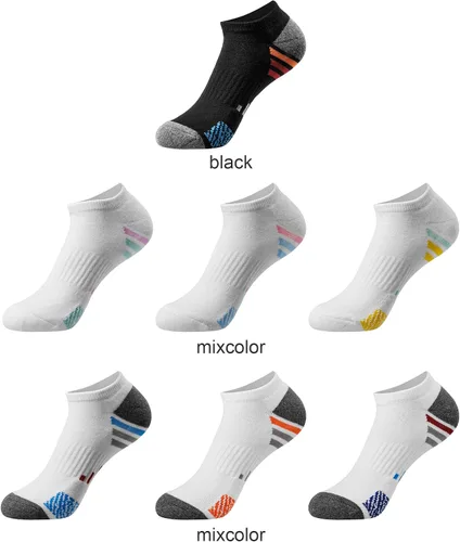 Vista 5 de ECOEY Calcetines deportivos acolchados para correr para niños y niñas paquete múltiple