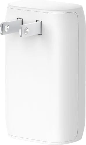 Vista 3 de Belkin Cargador de pared USB-C de 32 W con cable C a C incluido, puertos PD y USB-C de 20 W y USB-A de 12 W