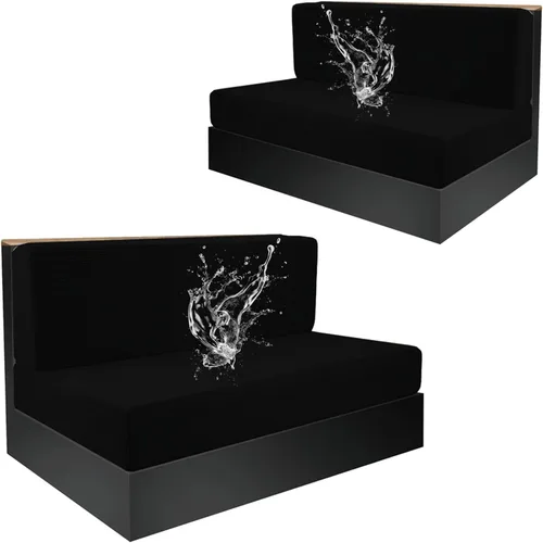 Vista 25 de Funda elástica para cojines de comedor de caravana, asiento de cabina de sofá jacquard para banco de automóvil de cámper