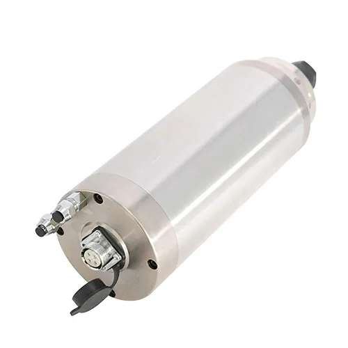 Vista 2 de Motor refrigerado por agua del eje del CNC de ATO 3.7kW, 24000rpm, 380V, 400Hz para la máquina del CNC de talla de madera