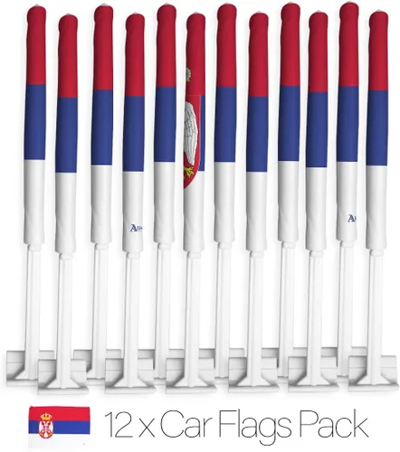 Vista 148 de Paquete de bandera de coche de la Copa del Mundo 2022 de Gales, bandera americana para carros, decoración de automóviles, pancarta pequeña