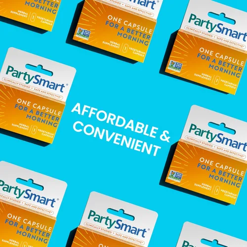 Vista 9 de Himalaya PartySmart, 10 Cápsulas Individuales - Apoyo al Hígado para la Descomposición del Alcohol para una Mejor Mañana Después de Beber - A Base