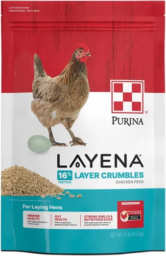 Vista 4 de Purina Layena Alimento completo nutricionalmente para gallinas ponedoras en pellets Bolsa de 10 libras (10 lb)