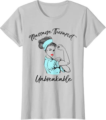 Vista 15 de Camiseta de masaje irrompible para terapeuta de masaje, Blanco, S
