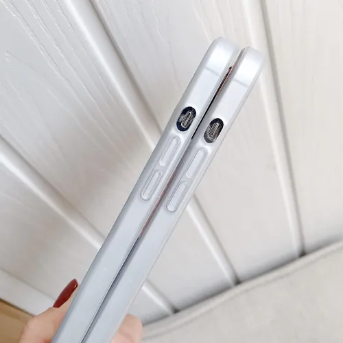 Vista 4 de ZCDAYE Funda transparente para iPhone 11, hojas galvanizadas TPU Funda protectora para iPhone 11, hojas coloridas