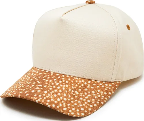 Vista 23 de Funky Junque - Sombreros Snapback de Lona Vintage de Dos Tonos Rayas a rayas - Rojo/Beige