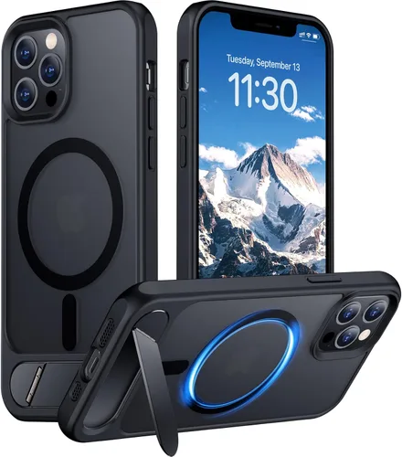 Vista 223 de Funda para iPhone 11 con compatibilidad magnética, [Soporte invisible incorporado][Compatible con MagSafe]