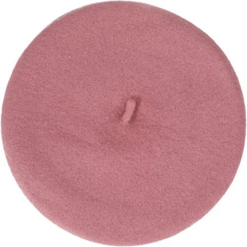 Vista 40 de ZLYC - Boina francesa de lana unicolor para mujeres y niñas