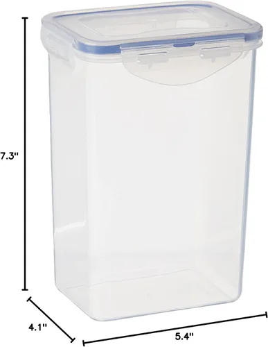 Vista 10 de Lock & Lock Almacenamiento de alimentos rectangular hermético, Sencillo