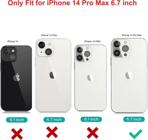 Vista 6 de Funda magnética para iPhone 14 Pro Max de 6.7 pulgadas, compatible con carga MagSafe de TPU suave, parachoques delgado, a prueba de golpes, bonita