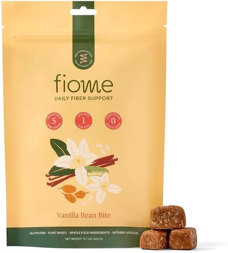 Vista 9 de Fiome Fiber Bites - Suplemento diario de fibra de 0.18 oz - Apoya la regularidad, la digestión y la salud intestinal - Todos los ingredientes
