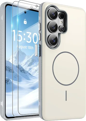 Vista 183 de Jshru Funda para Samsung Galaxy S26 Plus/Galaxy S25 Plus: para Galaxy S24 Plus [compatible con Magsafe] [2 protectores de pantalla HD] cubierta