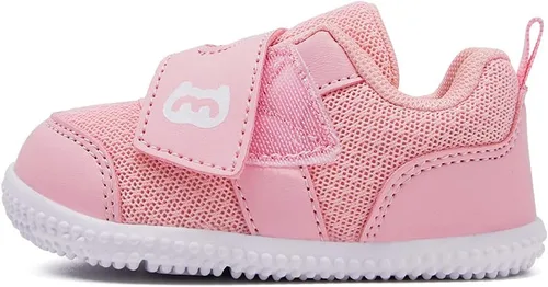 Vista 5 de BMCiTYBM Zapatos para caminar de malla transpirable para bebés, niños y niñas, ligeros, antideslizantes, para primeros pasos, 6, 9, 12, 18, 24 meses