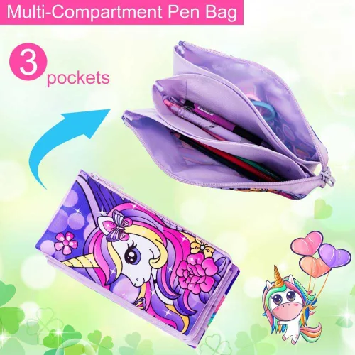 Vista 5 de ZLYERT Mochila para niñas y niños, mochila de dinosaurio y unicornio para estudiantes de preescolar primaria, mochilas para niños de 16 pulgadas
