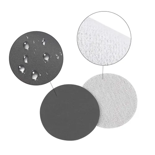 Vista 4 de uxcell Disco de lijado de gancho y bucle de 3 pulgadas, grano 1200/2000/3000, papel de lija de carburo de silicio surtido para lijadora de órbita
