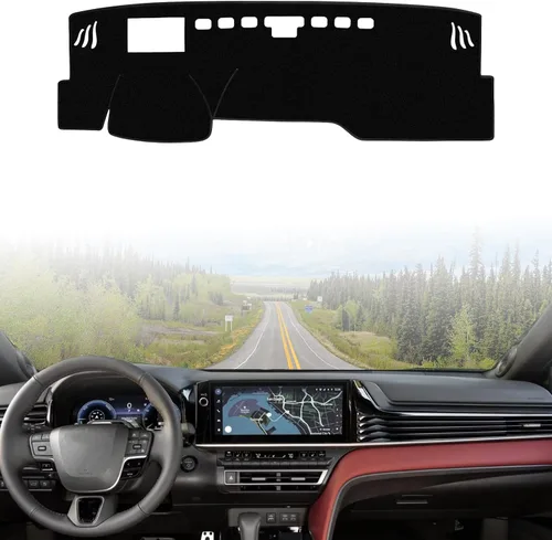 Vista 81 de Cubierta de tablero adecuada para Honda Ridgeline 2017-2024/Pilot 2016-2022/Passport 2019-2024, parasol para tablero de coche, accesorios de tablero