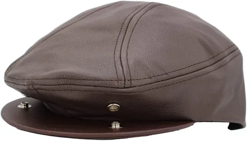 Vista 7 de Gatsby Ivy Collection Classic Newsboy Cabbie Applejack - Gorras de cuero