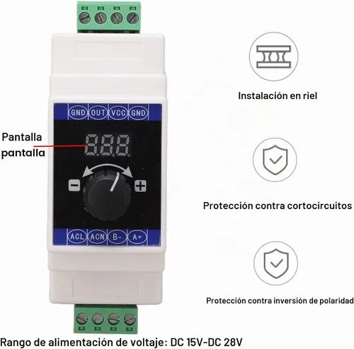 Vista 5 de Generador de señal 4-20mA con simulador de bucle de corriente de pantalla digital para calibración PLC y pruebas de dispositivos