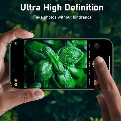 Vista 7 de UniqueMe - Protector de lente de cámara para iPhone 13 Pro/13 Pro Max, color verde alpino
