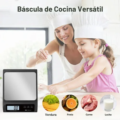 Vista 3 de CYBERGIANT Báscula digital de precisión para alimentos de 13 libras/0.004 oz, preparación de comidas, cocina, horneado y café expreso, báscula