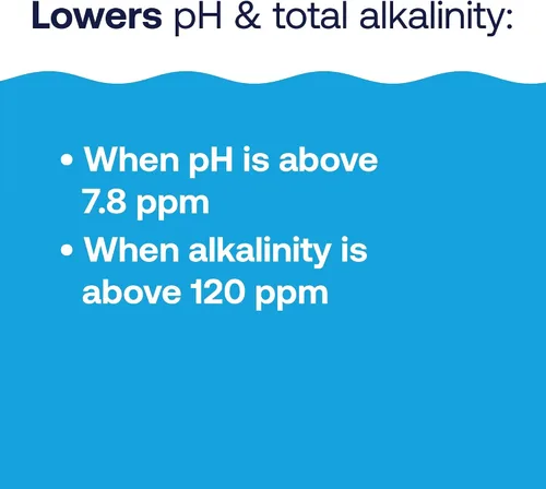 Vista 3 de HTH Pool Care pH Down, Reduce el pH, Químico para Piscina, 5 Libras