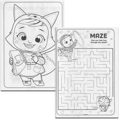 Vista 2 de Bendon Libros para colorear y actividades de Cry Babies - Libro para colorear de tinta Imagine, paquete de juego, calcomanías, más