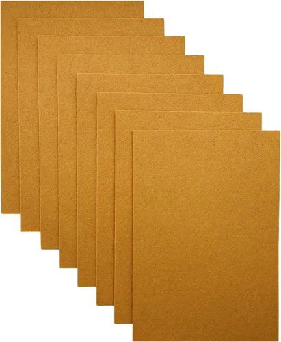 Vista 25 de Jtnohx - Fieltro rígido, hojas de fieltro de 2 mm de grosor para manualidades, cuadrados de tela de fieltro dura de 20,3 x 30,5 cm, 8 piezas