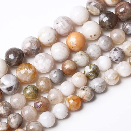 Vista 26 de 45 Cuentas de Piedra Natural de 5⁄16 Pulgadas (8 mm) con Cuentas de Amazonita Azul para Hacer Joyería AAA Redondas Cuentas Sueltas Piedras