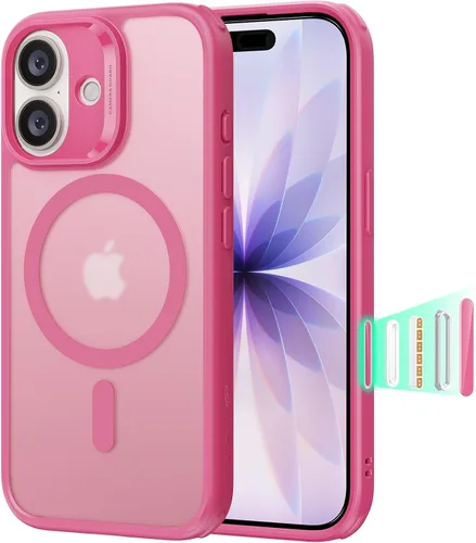 Vista 26 de ESR Funda para iPhone 14 Plus, compatible con MagSafe, protección de grado militar a prueba de golpes, resistente al amarillamiento, funda magnética