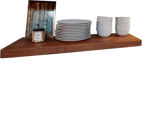 Vista 26 de joelsantiques Estantes flotantes de madera de 24 pulgadas para pared, 24 x Beige