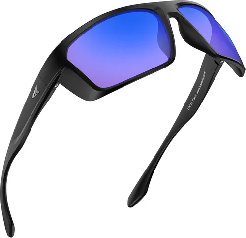 Vista 7 de KastKing Huzzah - Lentes de sol deportivos, polarizados y con protección ultravioleta, para hombres y mujeres, ideales para conducir, pescar, hacer