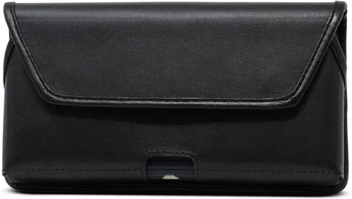 Vista 8 de Turtleback Funda hecha para Note 20 Ultra compatible con OB Defender o fundas voluminosas, clip de cinturón de metal ejecutivo, bolsa de cuero
