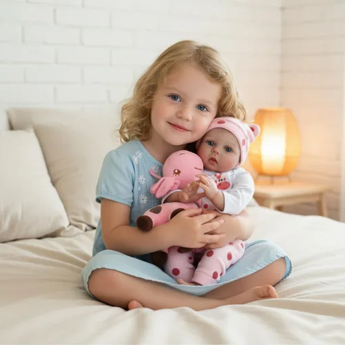 Vista 5 de CHAREX Muñecas Reborn de bebé - Muñecas de bebé recién nacidas realistas de 20 pulgadas, juguete para niños de 3 años en adelante